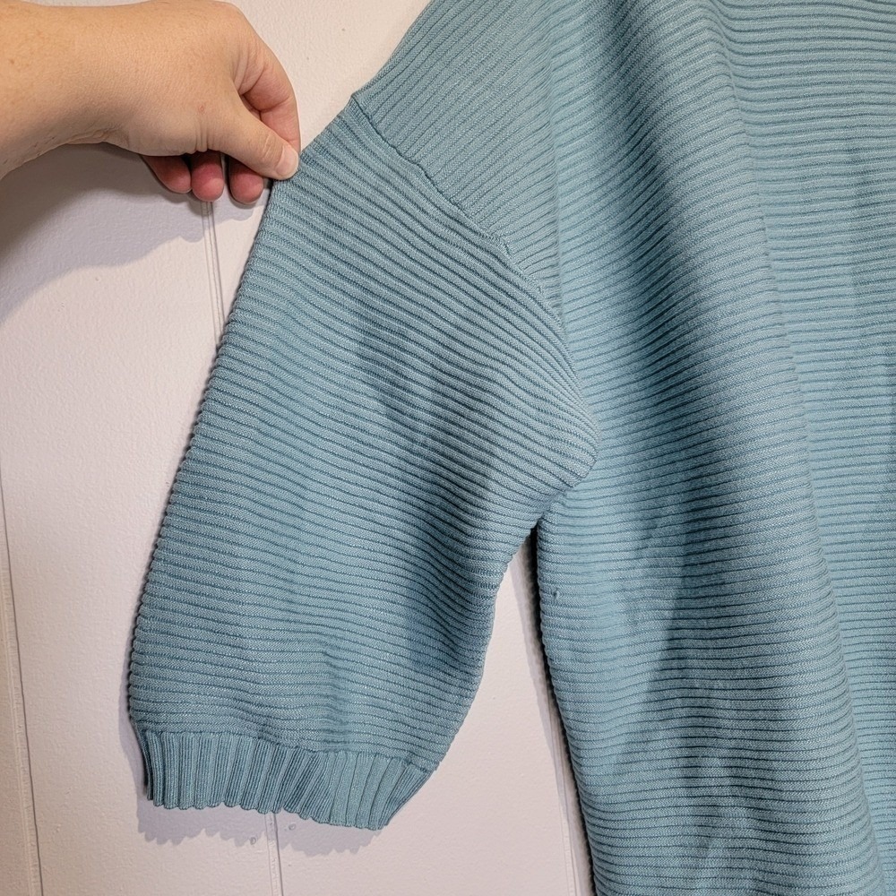 Cyrus Women's Light Blue Cowl Neck Sweater - Picture 2 of 7